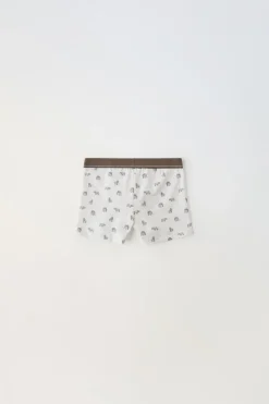 6-14 ANOS / PACK CINCO BOXERS ESTAMPADOS ANIMAIS-ZARA New