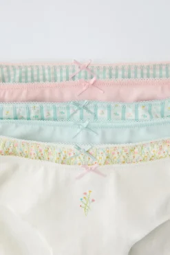 6-14 ANOS / PACK DE SEIS CUECAS AOS QUADRADOS E ESTAMPADO FLORAL-ZARA Online