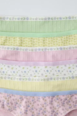 6-14 ANOS / PACK SEIS CUECAS ESTRUTURA FLORES-ZARA Sale