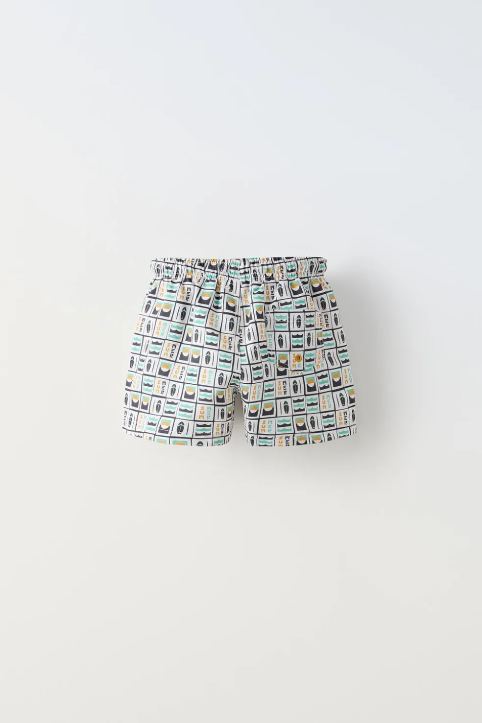 6-14 ANOS/ CALÇÕES BERMUDA DE BANHO PREGAS SURF-ZARA Best Sale