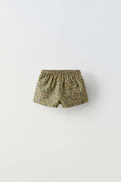 2-6 ANOS/ CALÇÕES BERMUDA DE BANHO COM ESTAMPA ANIMAL-ZARA New
