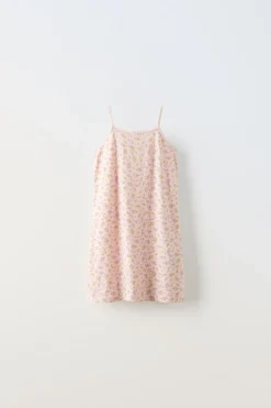 3-6 ANOS/ CAMISA DE DORMIR COM ALÇAS E FLORES-ZARA Online