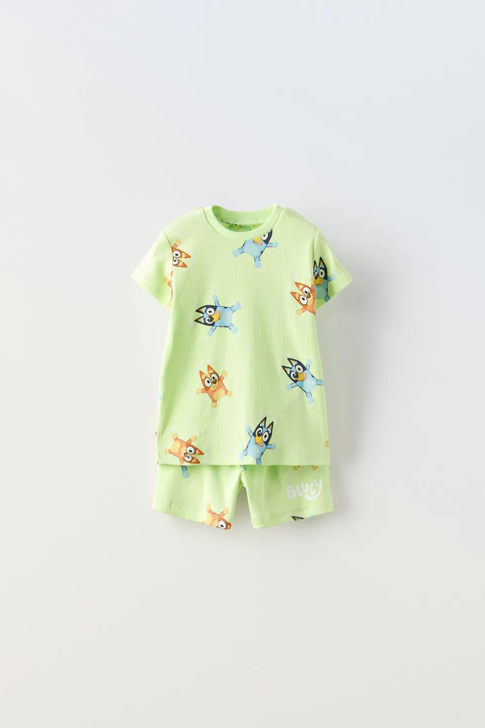2-6 ANOS/ CONJUNTO COM NERVURAS BLUEY © LUDO STUDIO-ZARA Online