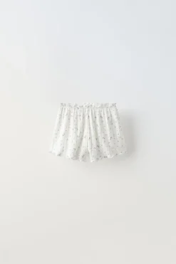 6-14 ANOS/ CONJUNTO COM RENDILHADO DE FLORZINHAS-ZARA New