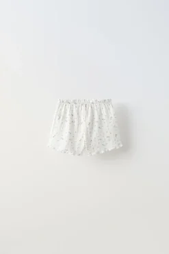 6-14 ANOS/ CONJUNTO COM RENDILHADO DE FLORZINHAS-ZARA New