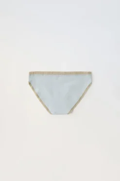 6-14 ANOS/ CONJUNTO DE SEIS CUECAS COM NERVURAS E LACINHO-ZARA Outlet