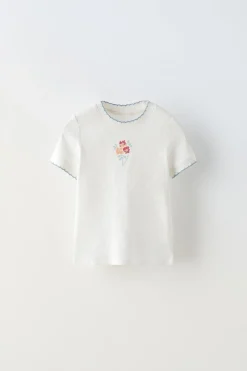 6-14 ANOS/ CONJUNTO ÀS RISCAS COM FLORES-ZARA Clearance