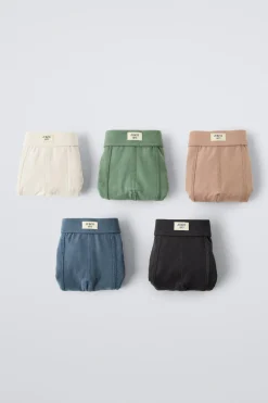 6-14 ANOS/ PACK CINCO BOXERS ETIQUETA-ZARA Outlet