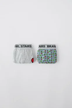 8-14 ANOS/ PACK DE DOIS BOXERS BRAWL STARS © SUPERCELL OY-ZARA Fashion