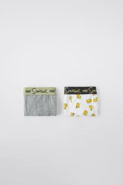 6-14 ANOS/ PACK DE DOIS BOXERS THE SIMPSONS ™-ZARA Sale