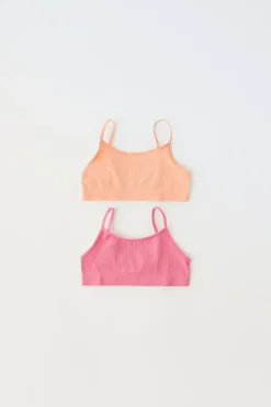 8-14 ANOS/ PACK DE DOIS TOPS SEM COSTURAS-ZARA Online