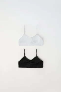 8-14 ANOS/ PACK DE DOIS TOPS SEM COSTURAS-ZARA Cheap