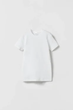 6-14 ANOS/ PACK DE DUAS T-SHIRTS BÁSICAS-ZARA Hot