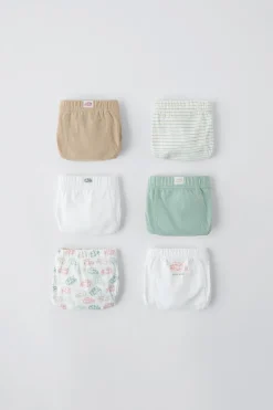 2-6 ANOS/ PACK DE SEIS CUECAS SAFARI-ZARA Store