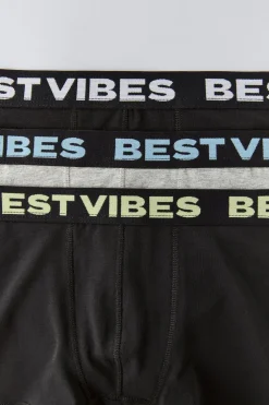 8-14 ANOS/ PACK DE TRÊS BOXERS COM MENSAGEM-ZARA Cheap