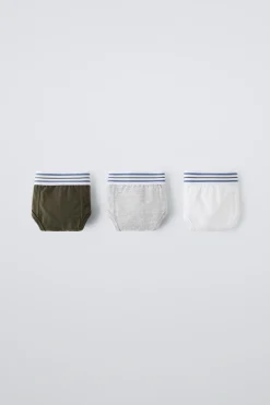 6-14 ANOS/ PACK DE TRÊS CUECAS ÀS RISCAS-ZARA Outlet