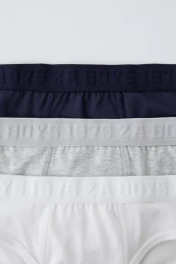 6-14 ANOS/ PACK DE TRÊS SLIPS COM TEXTO-ZARA Flash Sale