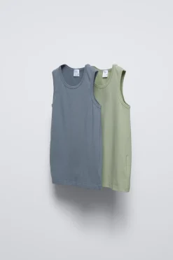 6-14 ANOS/ PACK DUAS T-SHIRTS DE MANGA CAVA-ZARA Best Sale