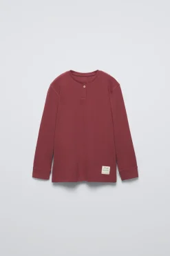 2-6 ANOS/ PIJAMA DE DECOTE DE BOTÕES LISO-ZARA Fashion