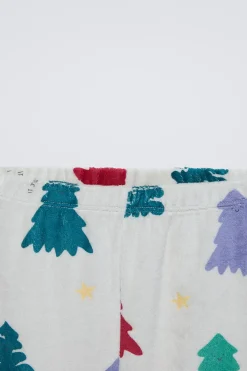 2-6 ANOS/ PIJAMA DE VELUDO COM ÁRVORES-ZARA Clearance