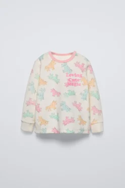 2-6 ANOS/ PIJAMA VELOUR UNICÓRNIOS-ZARA Flash Sale