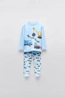 2-6 ANOS/ PIJAMA WAFFLE GRUAS-ZARA Outlet