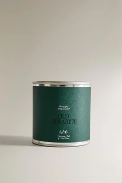 ZARA Fragrâncias Para Casa|Fragrâncias Para Casa^(230 G) VELA AROMÁTICA OLD LIBRARY 70 Lima-claro