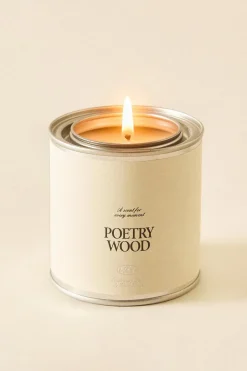 ZARA Fragrâncias Para Casa|Fragrâncias Para Casa^(230 G) VELA AROMÁTICA POETRY WOOD Branco-marfim