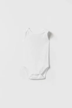 6 MESES - 3 ANOS/ CONJUNTO TRÊS BODIES DECOTE REDONDO-ZARA Store
