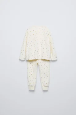 18 MESES - 6 ANOS/ PIJAMA DE VELUDO COM CORAÇÕES-ZARA Sale