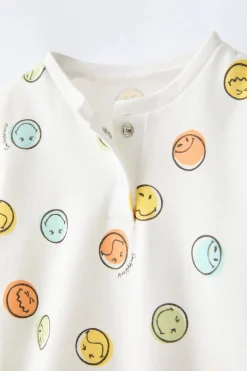 1-18 MESES/ PIJAMA CURTO SMILEYWORLD ®-ZARA Flash Sale