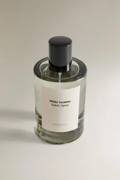 ZARA Fragrâncias Para Casa|Fragrâncias Para Casa^(100 ML) AMBIENTADOR TÊXTIL WHITE JASMINE Branco