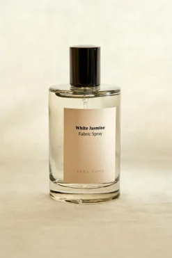 ZARA Fragrâncias Para Casa|Fragrâncias Para Casa^(100 ML) AMBIENTADOR TÊXTIL WHITE JASMINE Branco