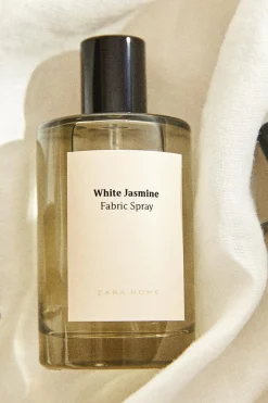 ZARA Fragrâncias Para Casa|Fragrâncias Para Casa^(100 ML) AMBIENTADOR TÊXTIL WHITE JASMINE Branco