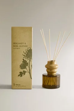 ZARA Fragrâncias Para Casa|Fragrâncias Para Casa^(180 ML) DIFUSOR EM STICKS BERGAMOT, ROSE & LEATHER Rosa / Lilás