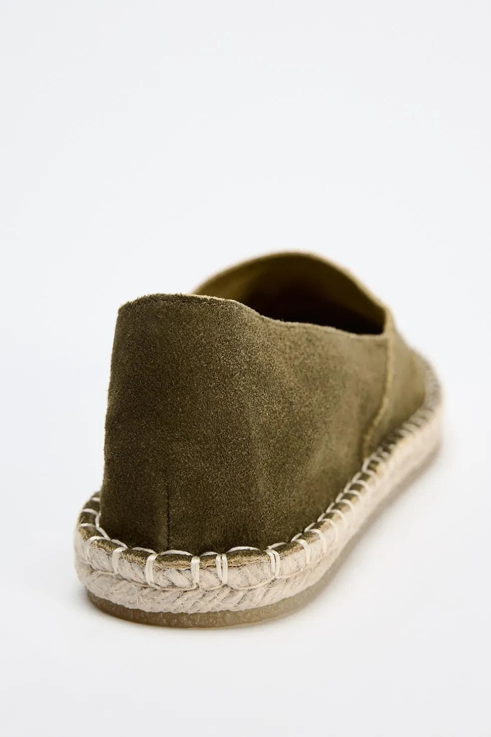 ZARA Sapatos^ALPERGATA EM PELE Castanho