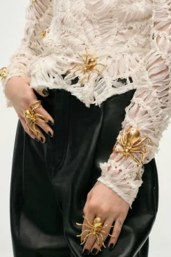ZARA Acessórios / Bijuteria^ANEL ARANHA JOIAS Dourado