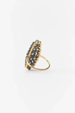 ZARA Acessórios / Bijuteria^ANEL COM ZIRCÓNIAS LIMITED EDITION Dourado