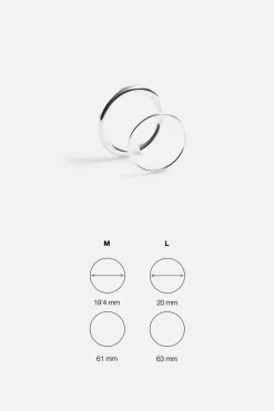ZARA Acessórios^ANÉIS COMBINADOS PACK 2 Prata
