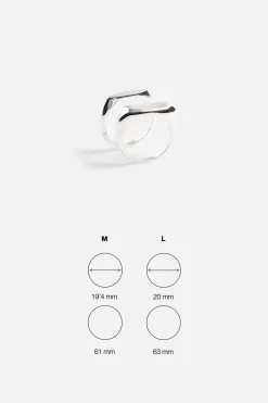 ZARA Acessórios^ANÉIS COMBINADOS PACK 2 Prata