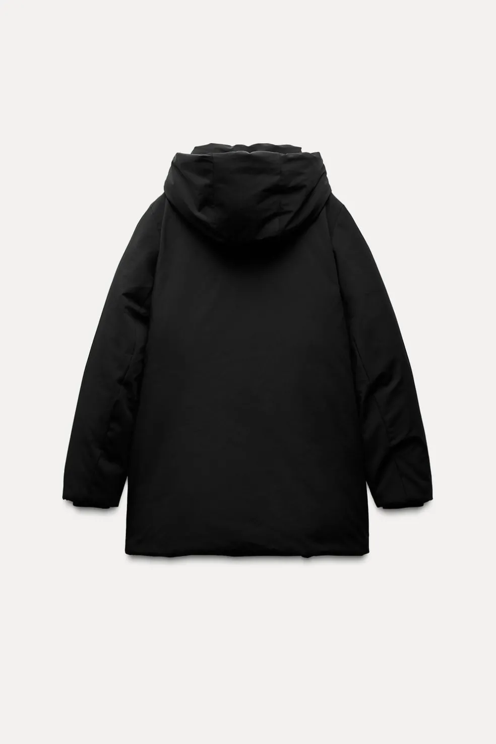 ZARA Sobretudos / Anoraques^ANORAQUE WATER AND WIND PROTECTION Preto