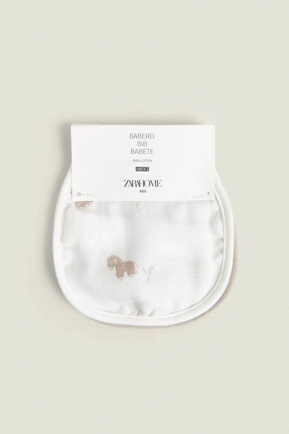 BABETE INFANTIL GAZE BURRO (PACK DE 2)-ZARA Shop
