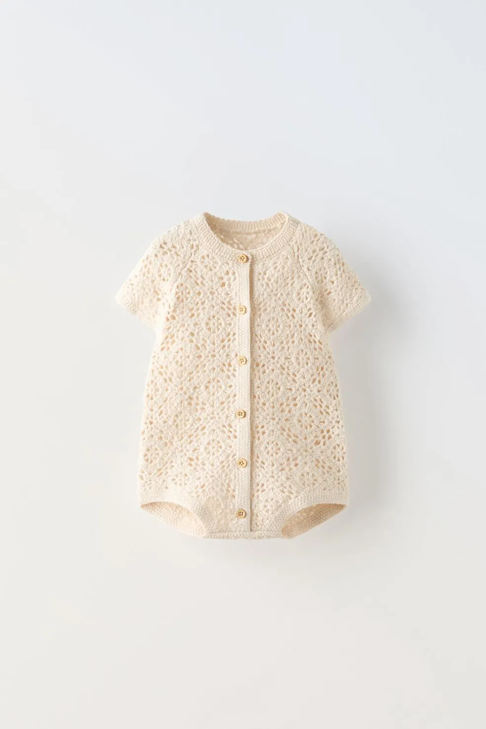 BABYGRO DE CROCHET COM BOTÕES-ZARA Cheap