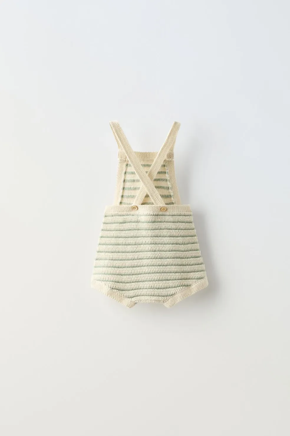 BABYGROW DE MALHA ÀS RISCAS COM BOTÕES-ZARA Outlet