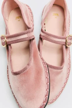 BAILARINA VELUDO-ZARA Best Sale