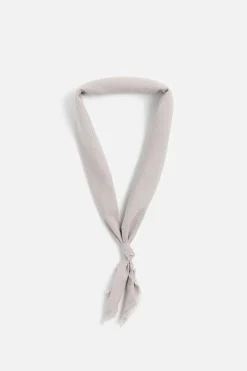 ZARA Acessórios^BANDANA COM ESTAMPADO AOS QUADRADOS Cinzento