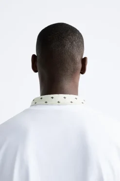 ZARA Acessórios^BANDANA COM ESTAMPADO COMBINADO Cru