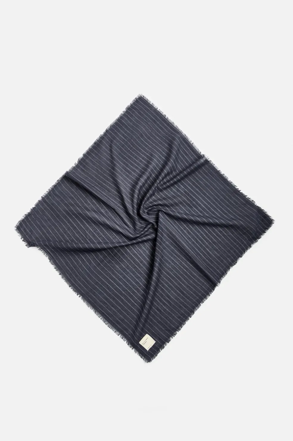 ZARA Acessórios^BANDANA COM ESTAMPADO ÀS RISCAS Azul-marinho