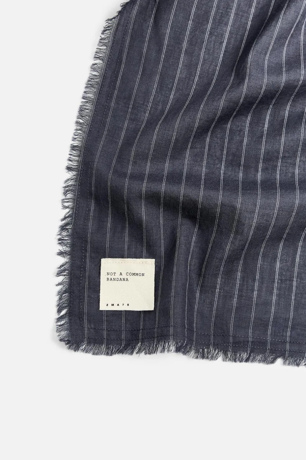 ZARA Acessórios^BANDANA COM ESTAMPADO ÀS RISCAS Azul-marinho