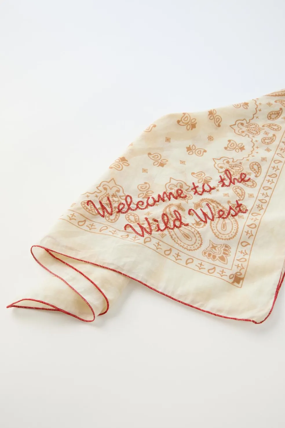 BANDANA COWBOY COM BORDADO-ZARA Shop